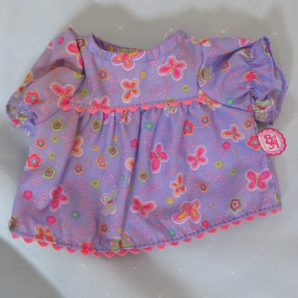 Baby Alive Doll Vintage Dress Butterflies (K720) - Picture 1 of 4